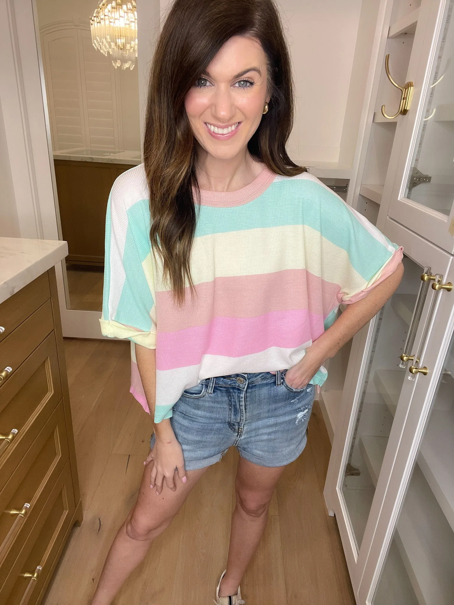 SALE! *BELLES & DOORBUSTER* Lucky Stripes Top *FINAL SALE*