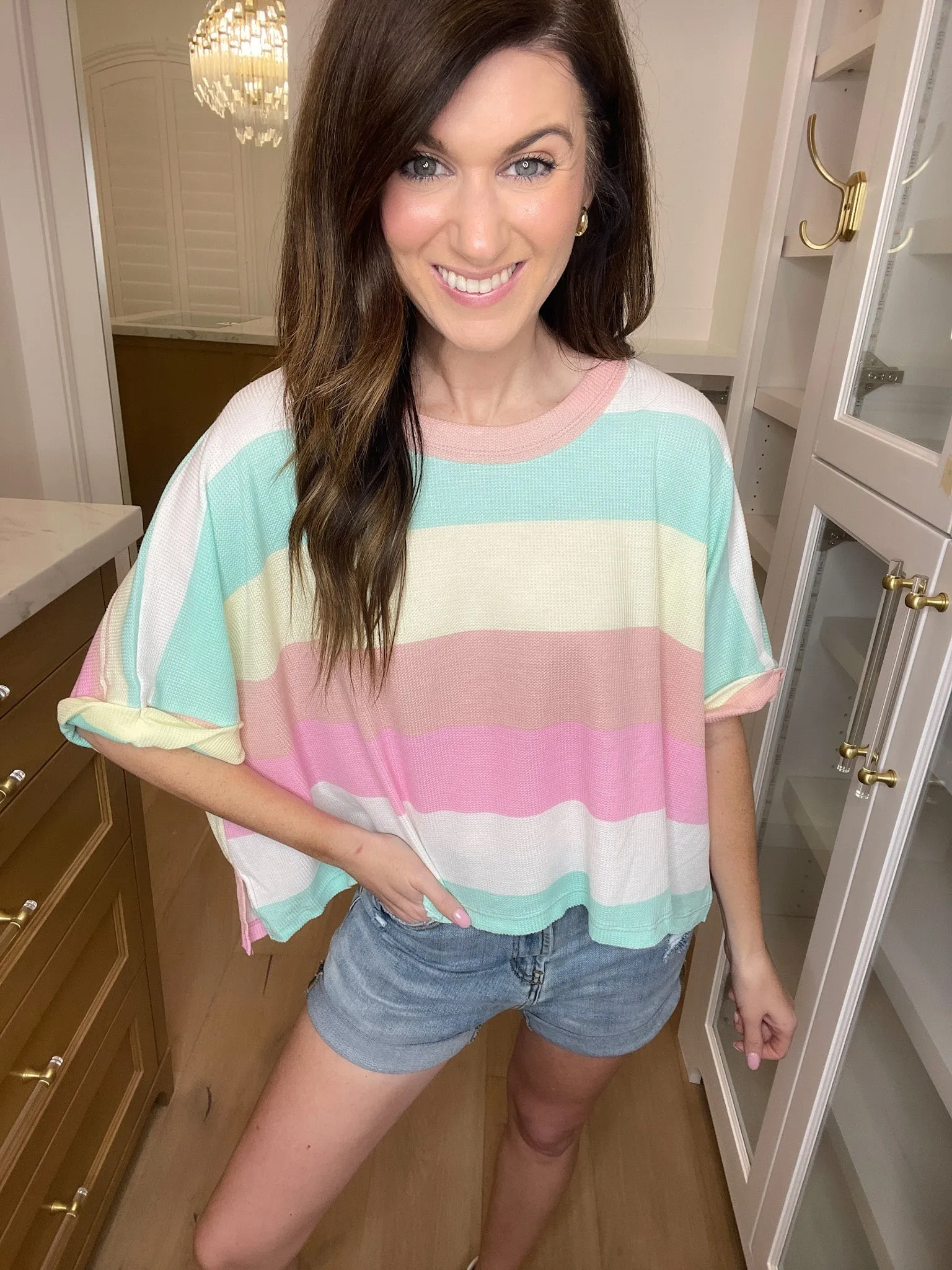 SALE! *BELLES & DOORBUSTER* Lucky Stripes Top *FINAL SALE*