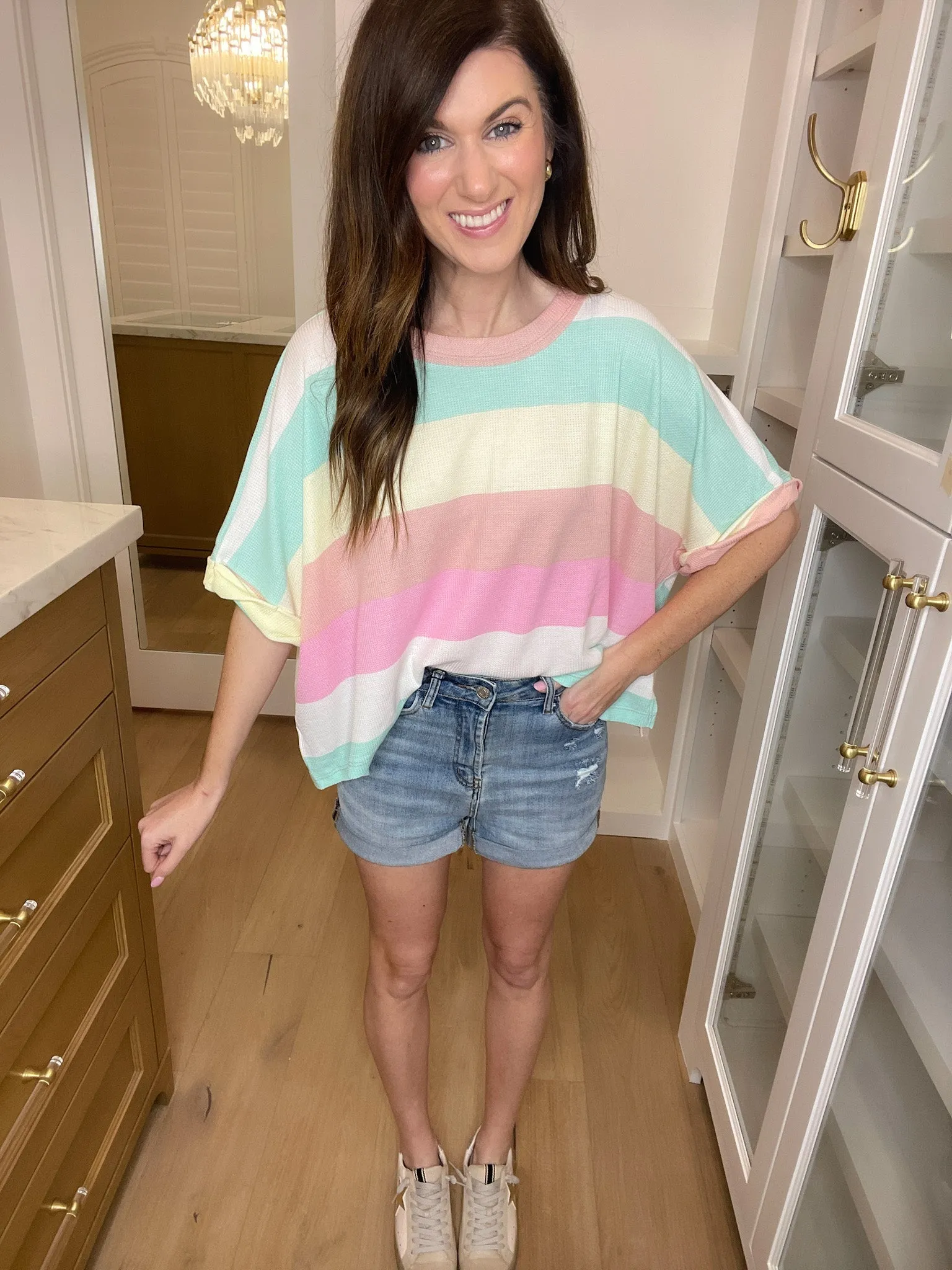 SALE! *BELLES & DOORBUSTER* Lucky Stripes Top *FINAL SALE*