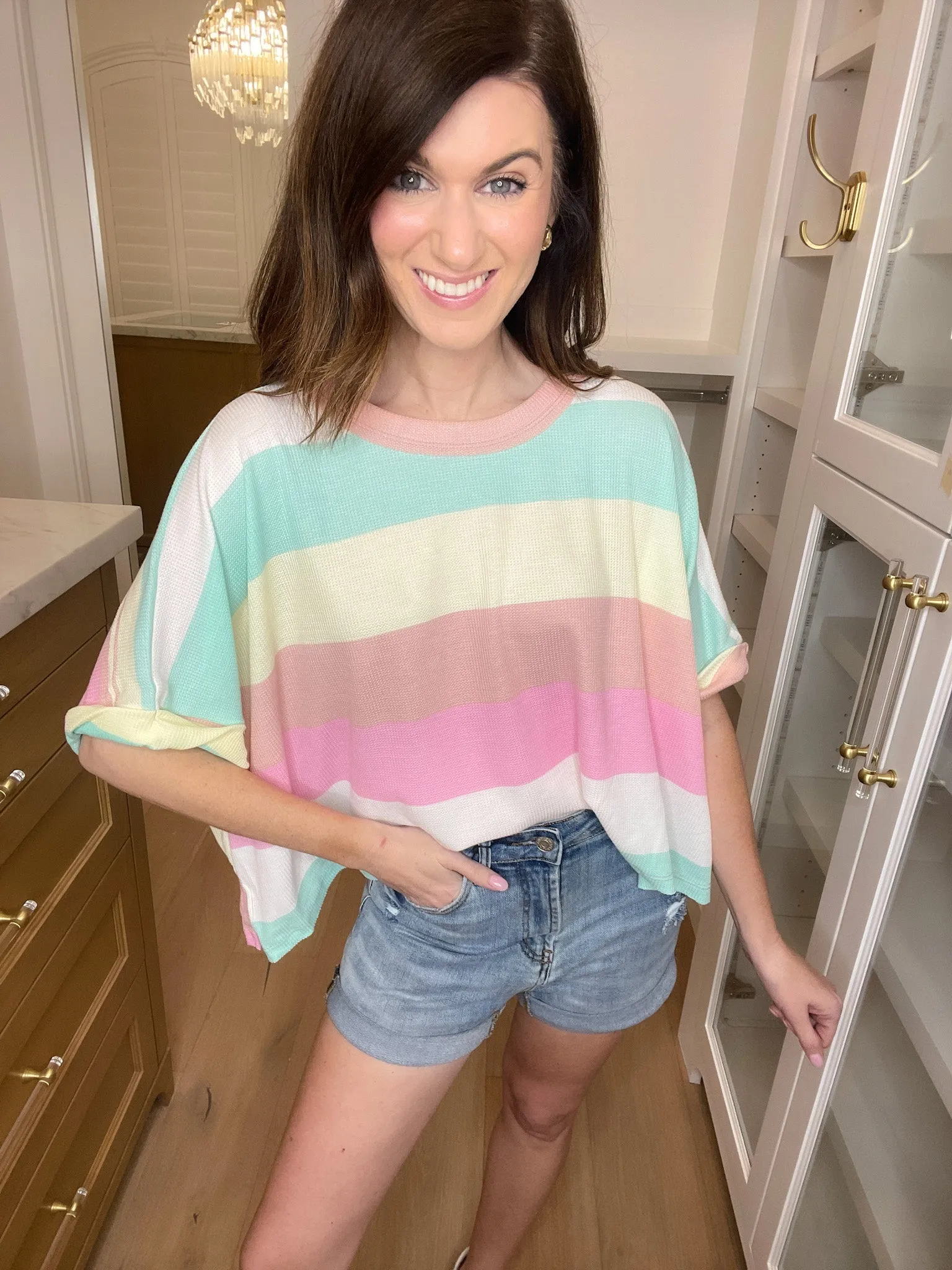 SALE! *BELLES & DOORBUSTER* Lucky Stripes Top *FINAL SALE*