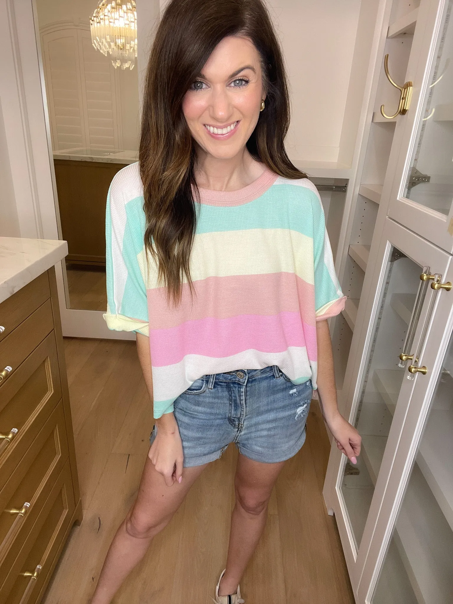 SALE! *BELLES & DOORBUSTER* Lucky Stripes Top *FINAL SALE*