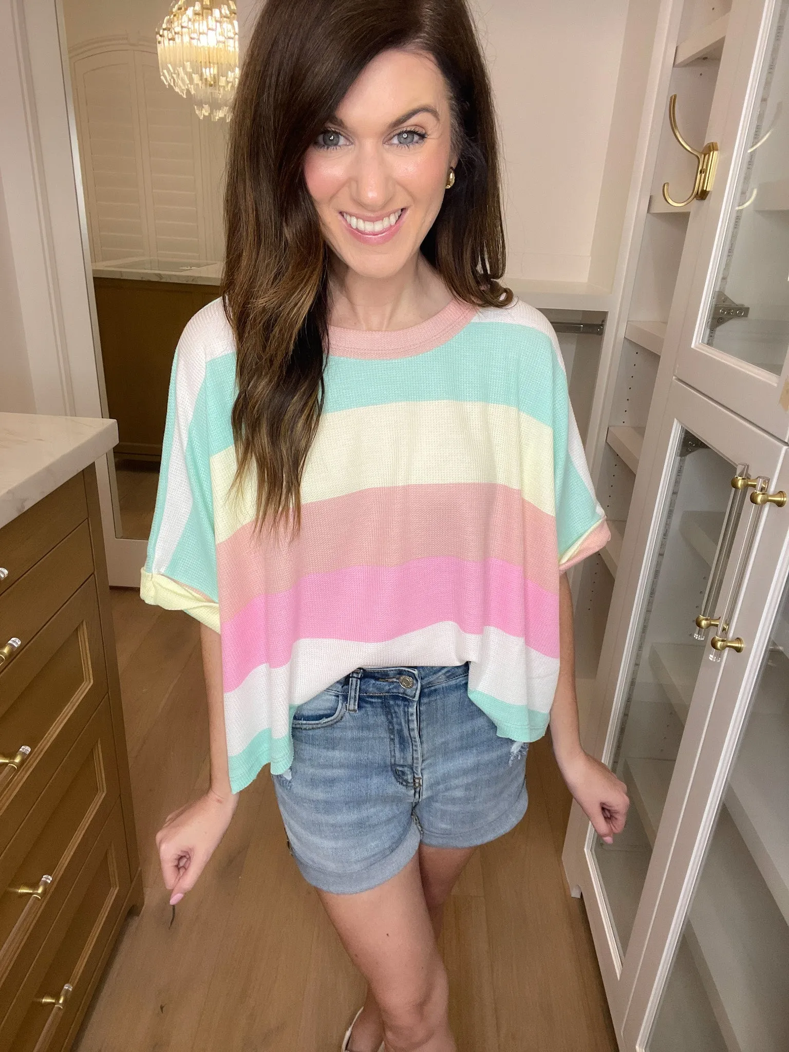 SALE! *BELLES & DOORBUSTER* Lucky Stripes Top *FINAL SALE*