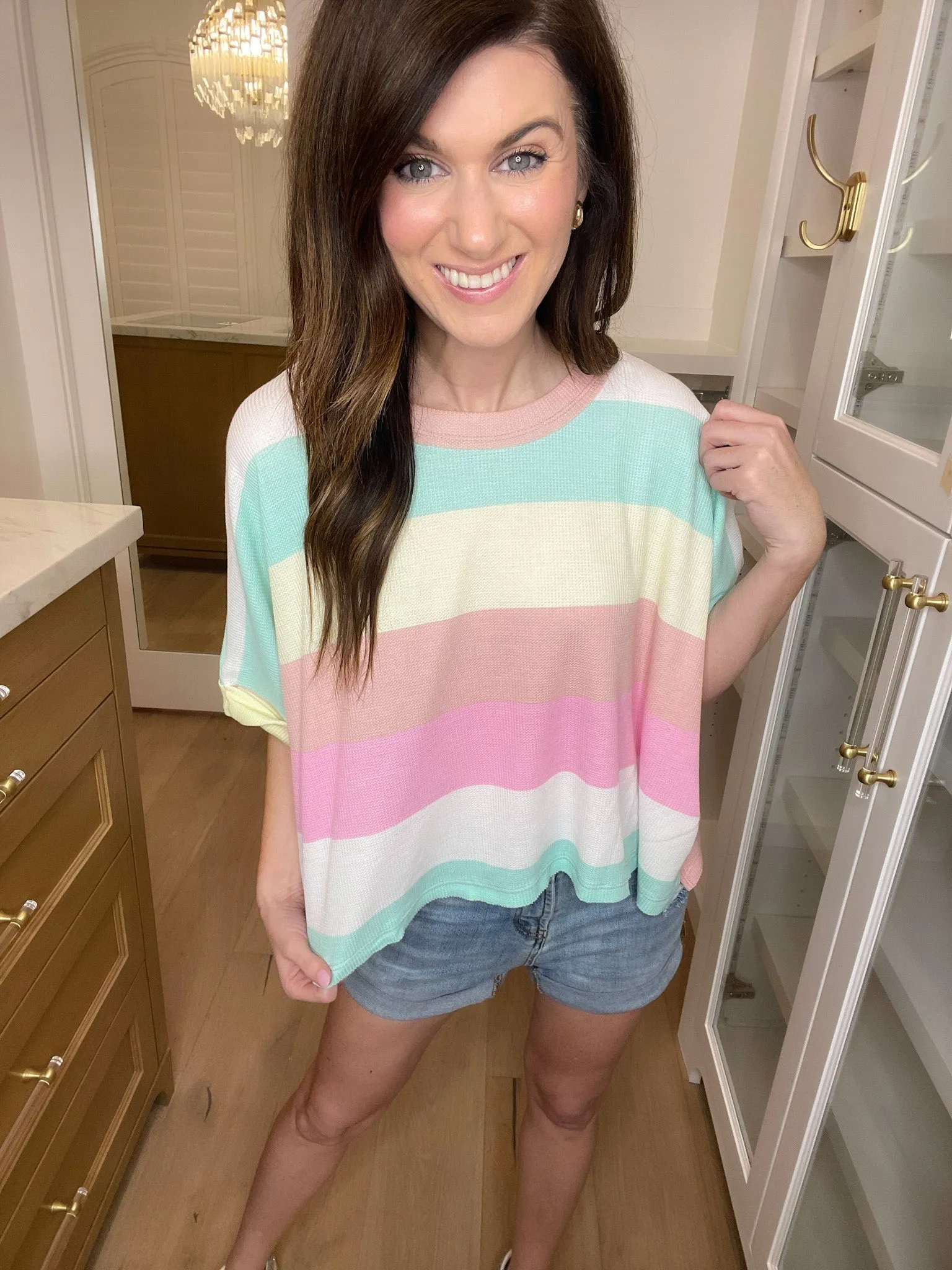 SALE! *BELLES & DOORBUSTER* Lucky Stripes Top *FINAL SALE*