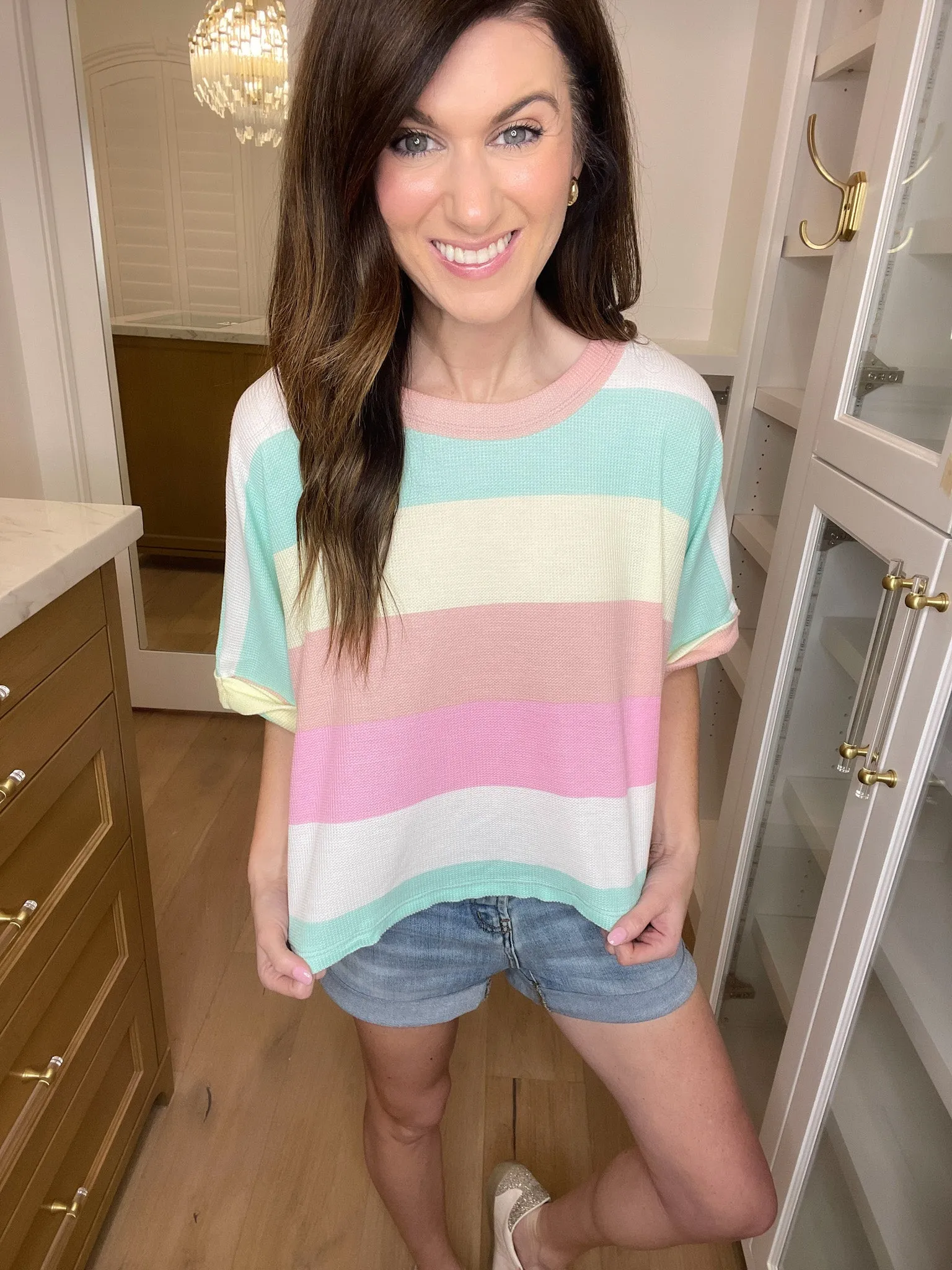 SALE! *BELLES & DOORBUSTER* Lucky Stripes Top *FINAL SALE*