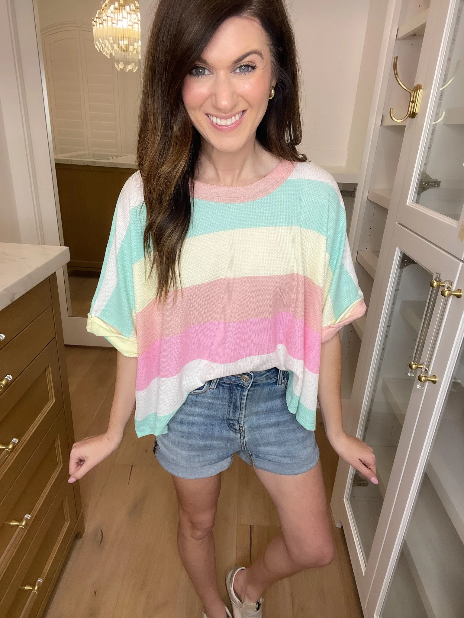 SALE! *BELLES & DOORBUSTER* Lucky Stripes Top *FINAL SALE*