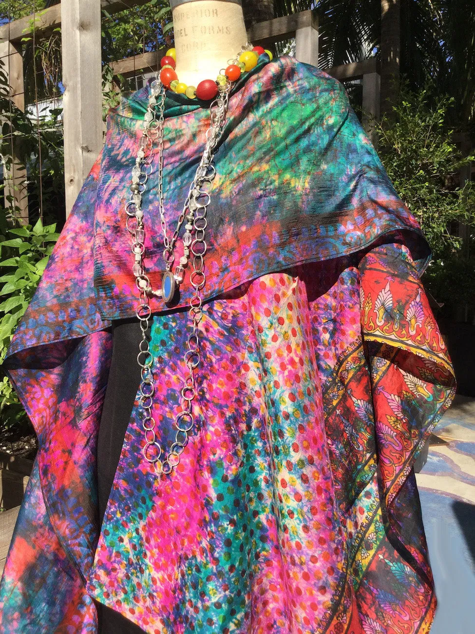 Silk Cape Almost Famous Collection - Matisse