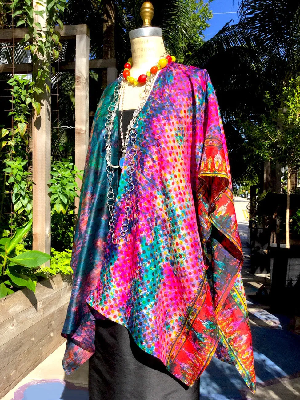 Silk Cape Almost Famous Collection - Matisse