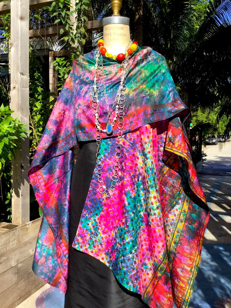 Silk Cape Almost Famous Collection - Matisse
