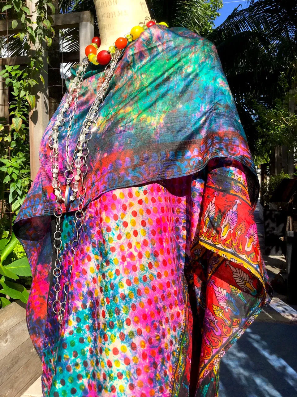Silk Cape Almost Famous Collection - Matisse