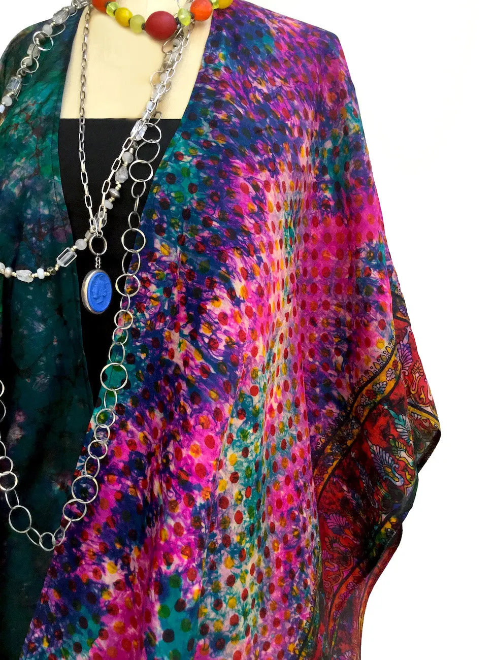 Silk Cape Almost Famous Collection - Matisse
