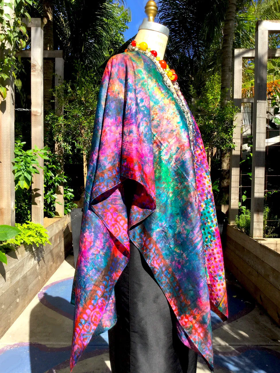 Silk Cape Almost Famous Collection - Matisse