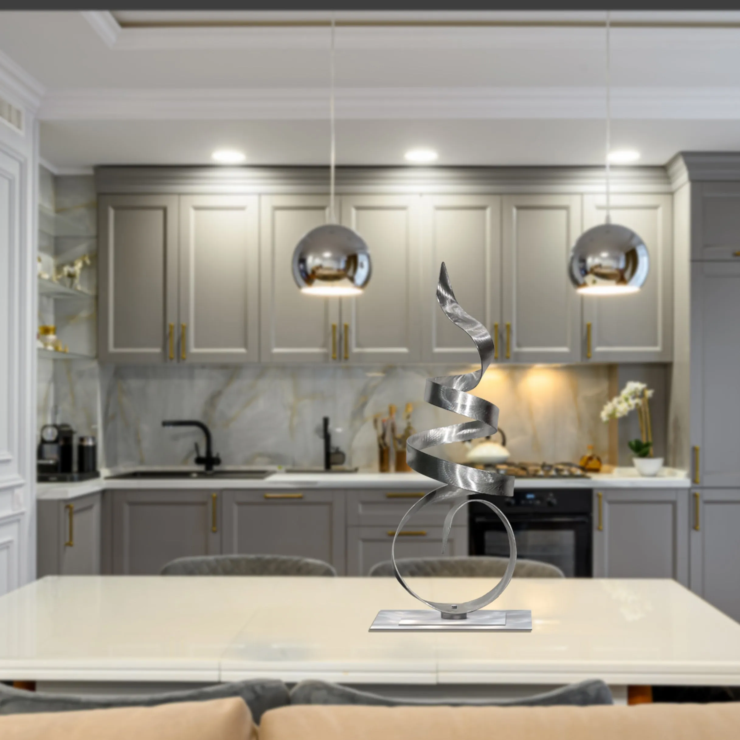 Silver  Sea Breeze Flat Base