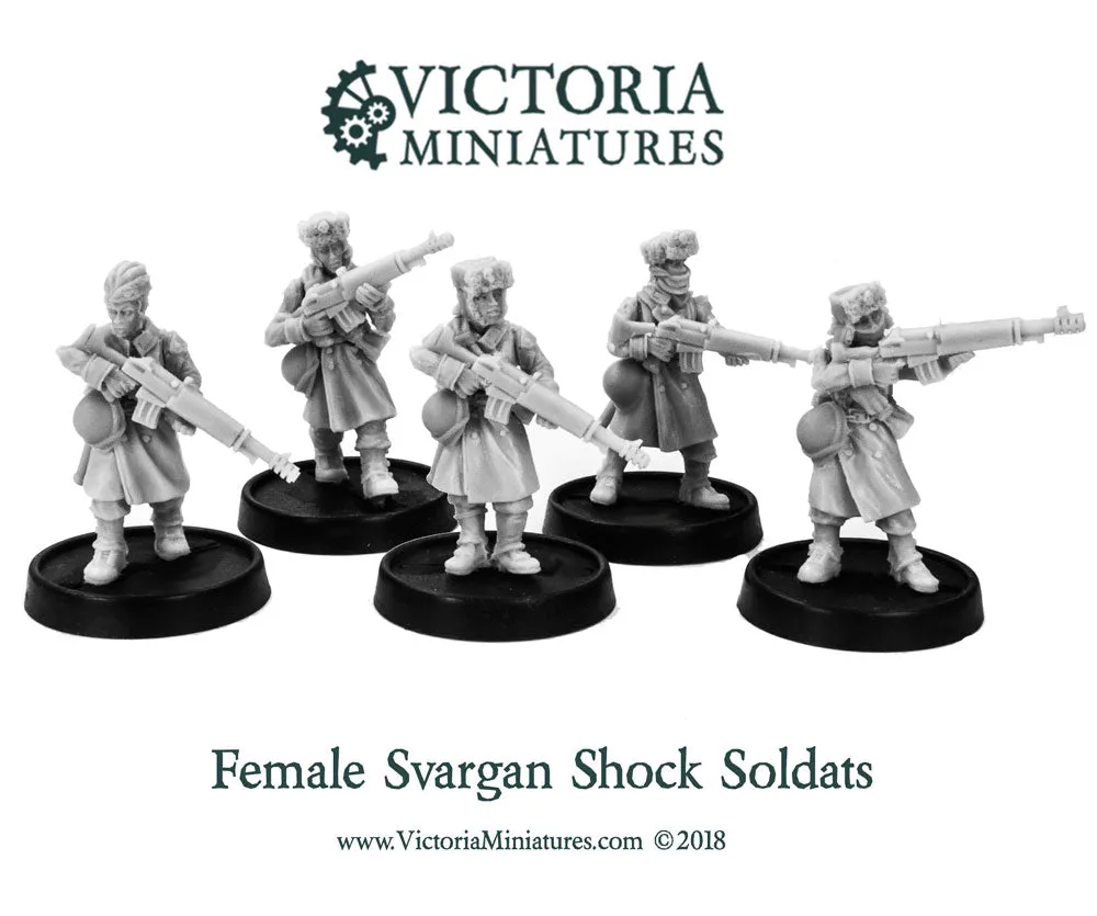 Svargan Shock Soldats 10 Woman Squad.