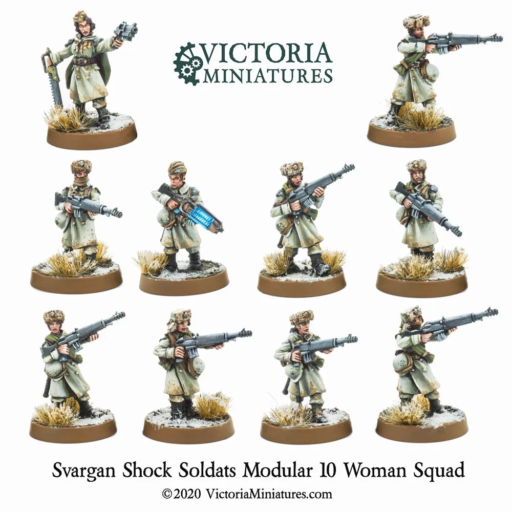 Svargan Shock Soldats 10 Woman Squad.