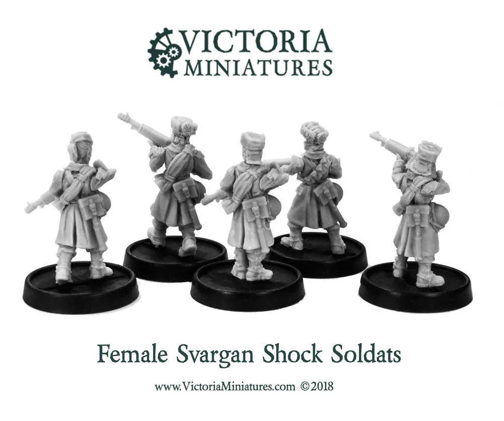 Svargan Shock Soldats 10 Woman Squad.