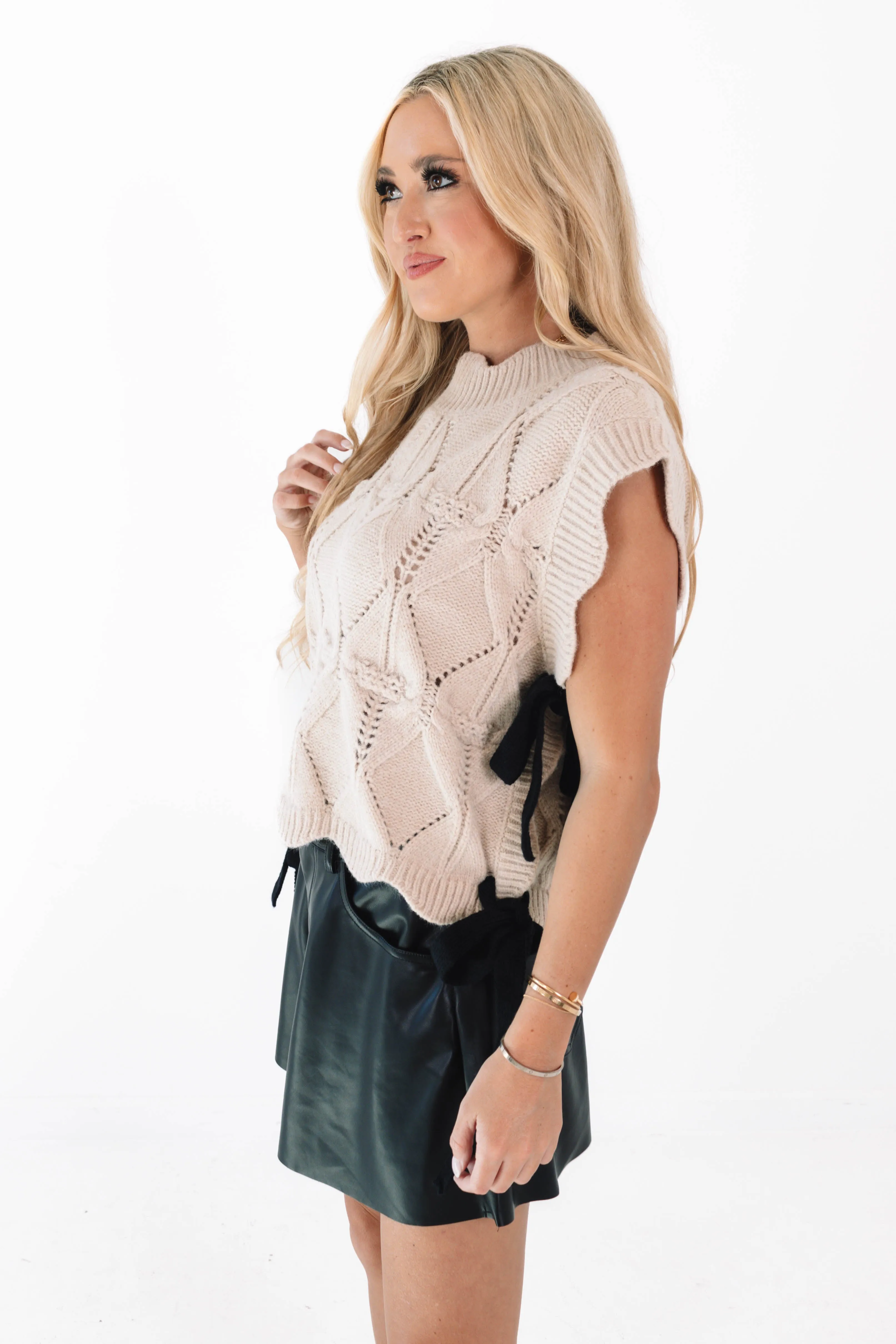 Sweet Talk Top - Taupe