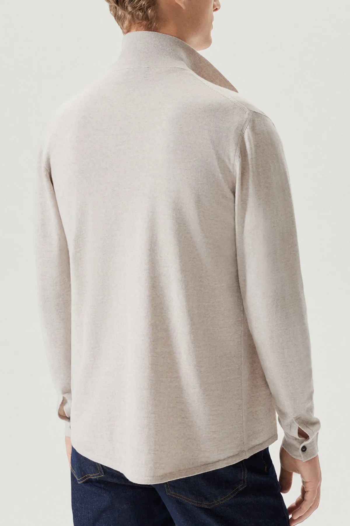 The Merino Wool Knit Shirt - Imperfect Version