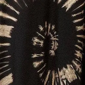 Tie-Dye Spiral Hooded Poncho