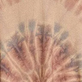 Tie-Dye Spiral Hooded Poncho