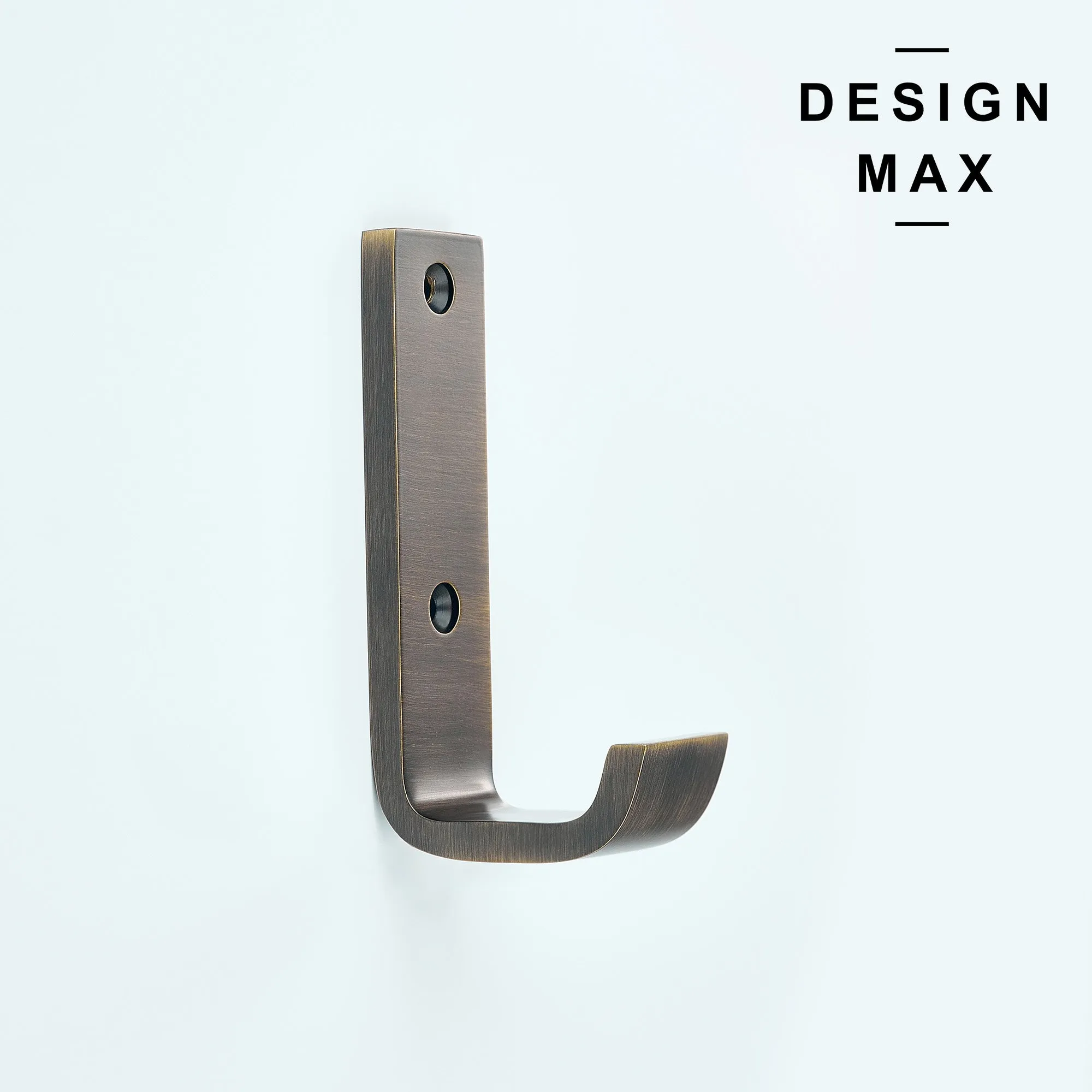 Tilden J Large Matte Brass Mudroom Wall Hook