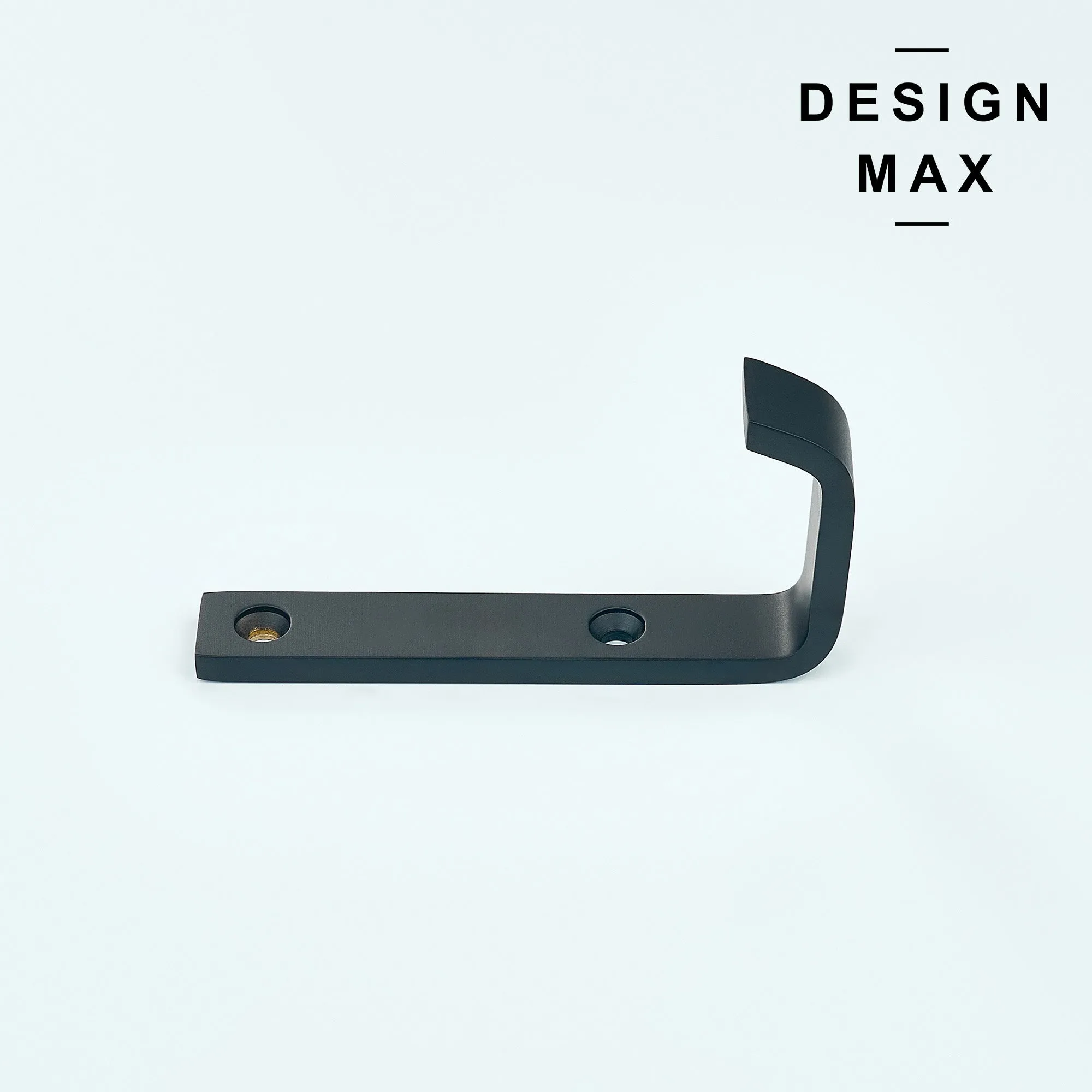 Tilden J Matte Black Mudroom Wall Hook