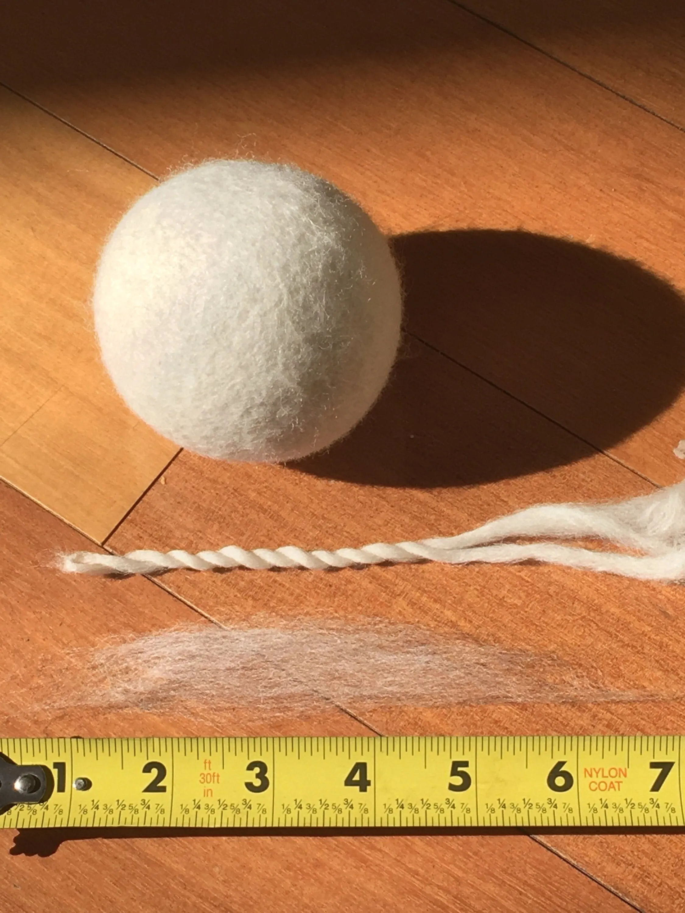 White Wool Top Roving Fiber Spinning, Undyed Wool Roving, Wool For Spinning, Wool For Felting, Wool For Chunky Knit Blanket