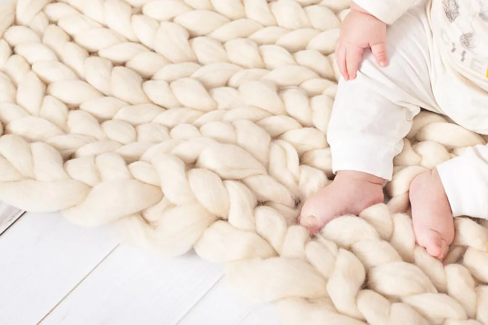 White Wool Top Roving Fiber Spinning, Undyed Wool Roving, Wool For Spinning, Wool For Felting, Wool For Chunky Knit Blanket
